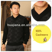 2014 fashion men's kashmir sweater V neck